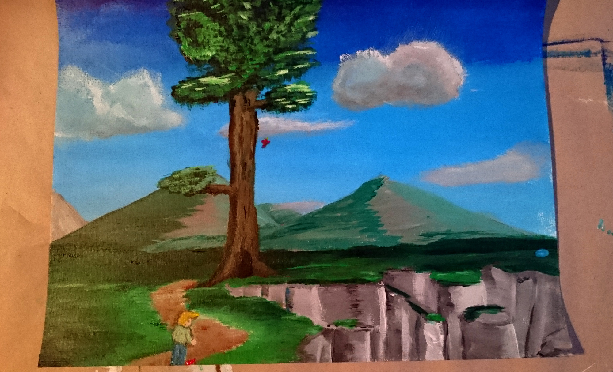 Terraria inspired painting